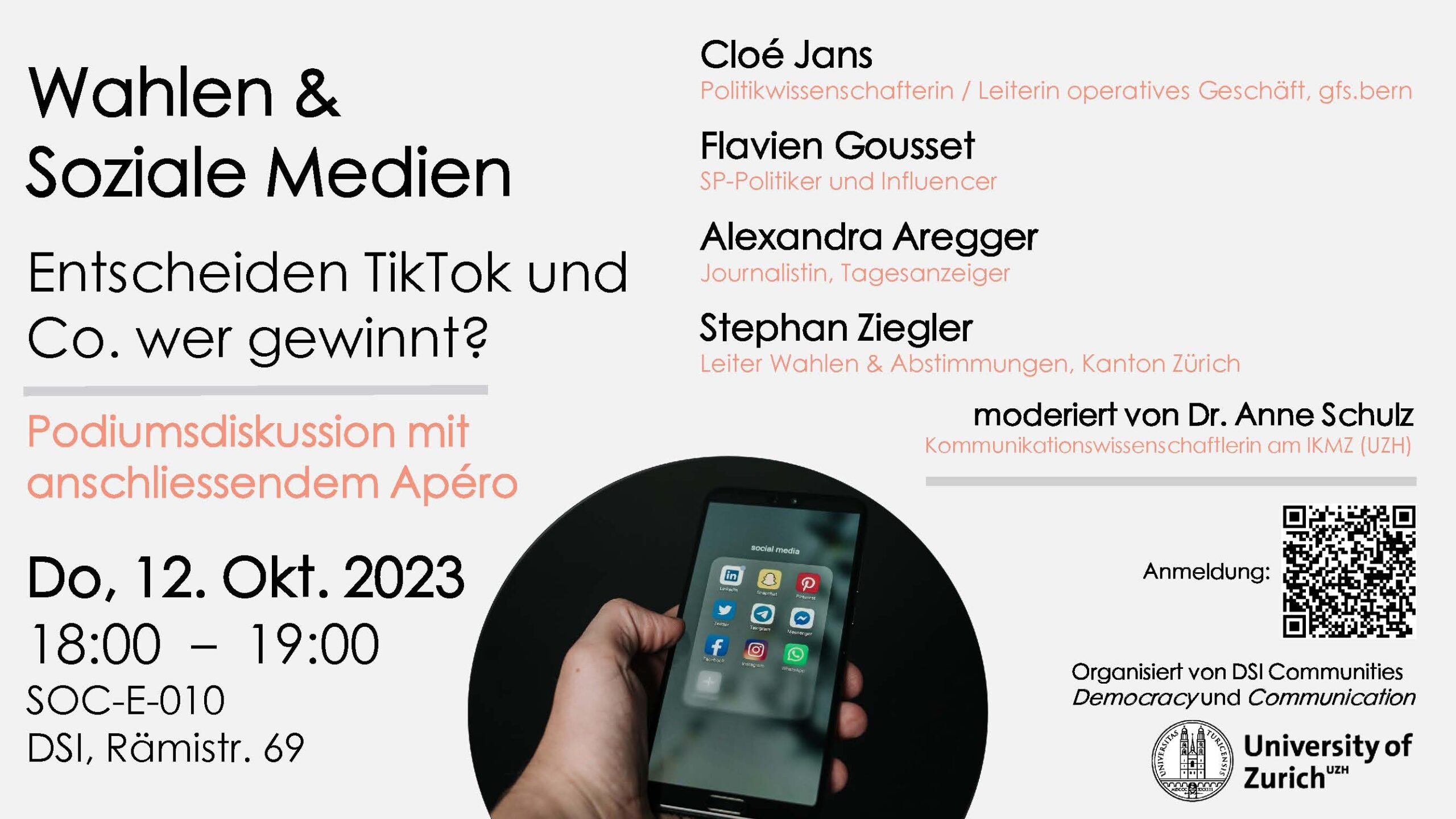 Podiumsdiskussion “Wahlen und soziale Medien – Entscheiden TikTok und co. wer gewinnt?” Article Image